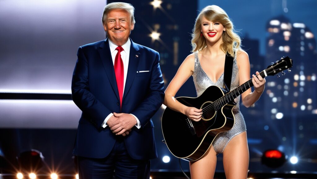 Trump Shares AI-Generated Images Falsely Suggesting Taylor Swift’s Support