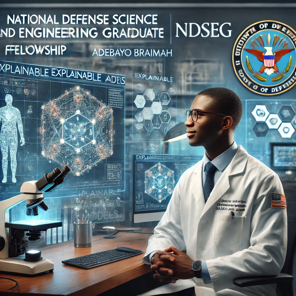 Stony Brook PhD Student Adebayo Braimah Awarded Prestigious DoD NDSEG Fellowship