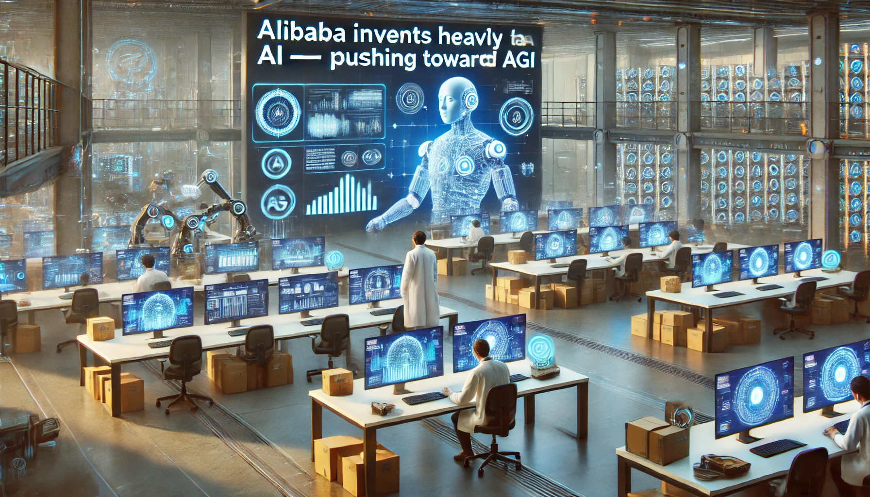 Alibaba Ramps Up AI Spending in Pursuit of AGI