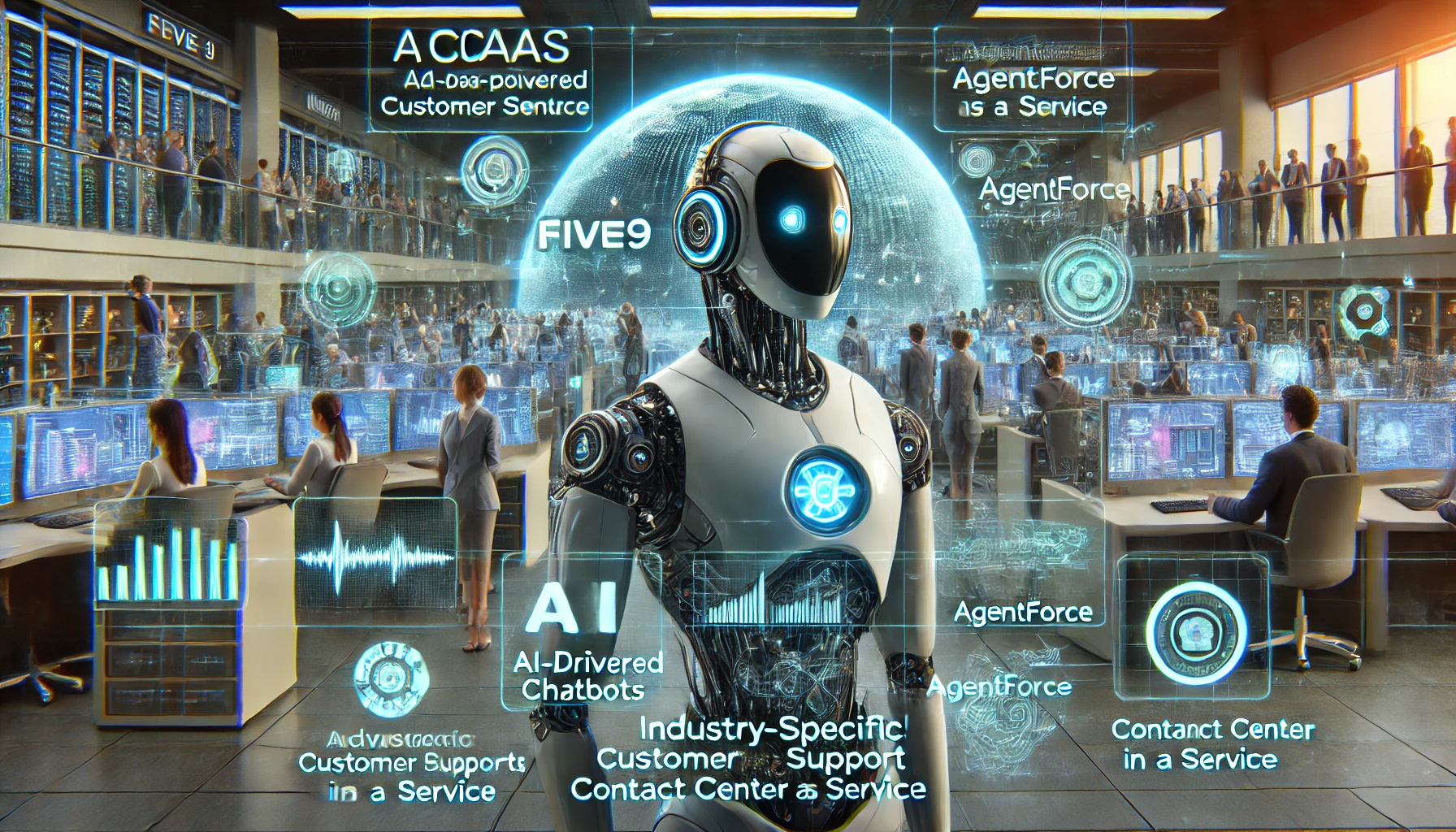 Five9 Taps Agentforce to Bring Industry-Specific AI Agents to CCaaS