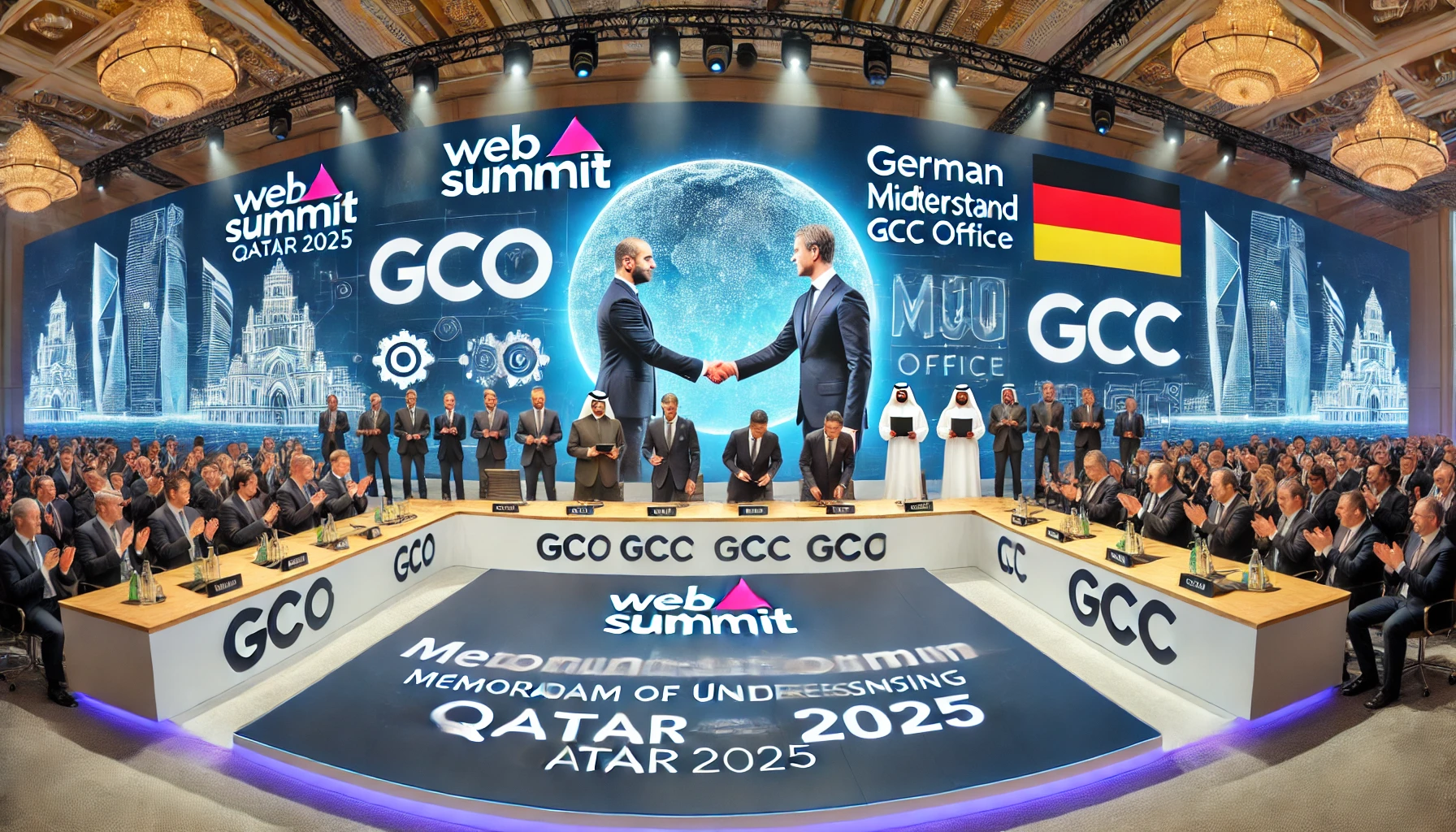 GCO, German Mittelstand GCC Office sign MoU at Web Summit Qatar 2025