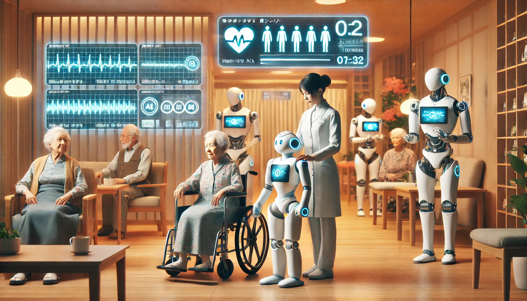 AI robots may hold key to nursing Japan’s ageing population