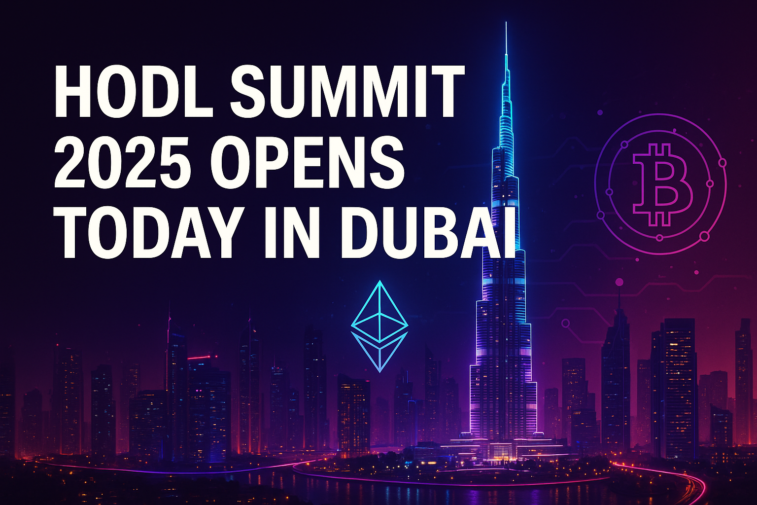 HODL Summit 2025 Opens Today in Dubai: A Defining Moment for Web3, DeFi, and AI Convergence