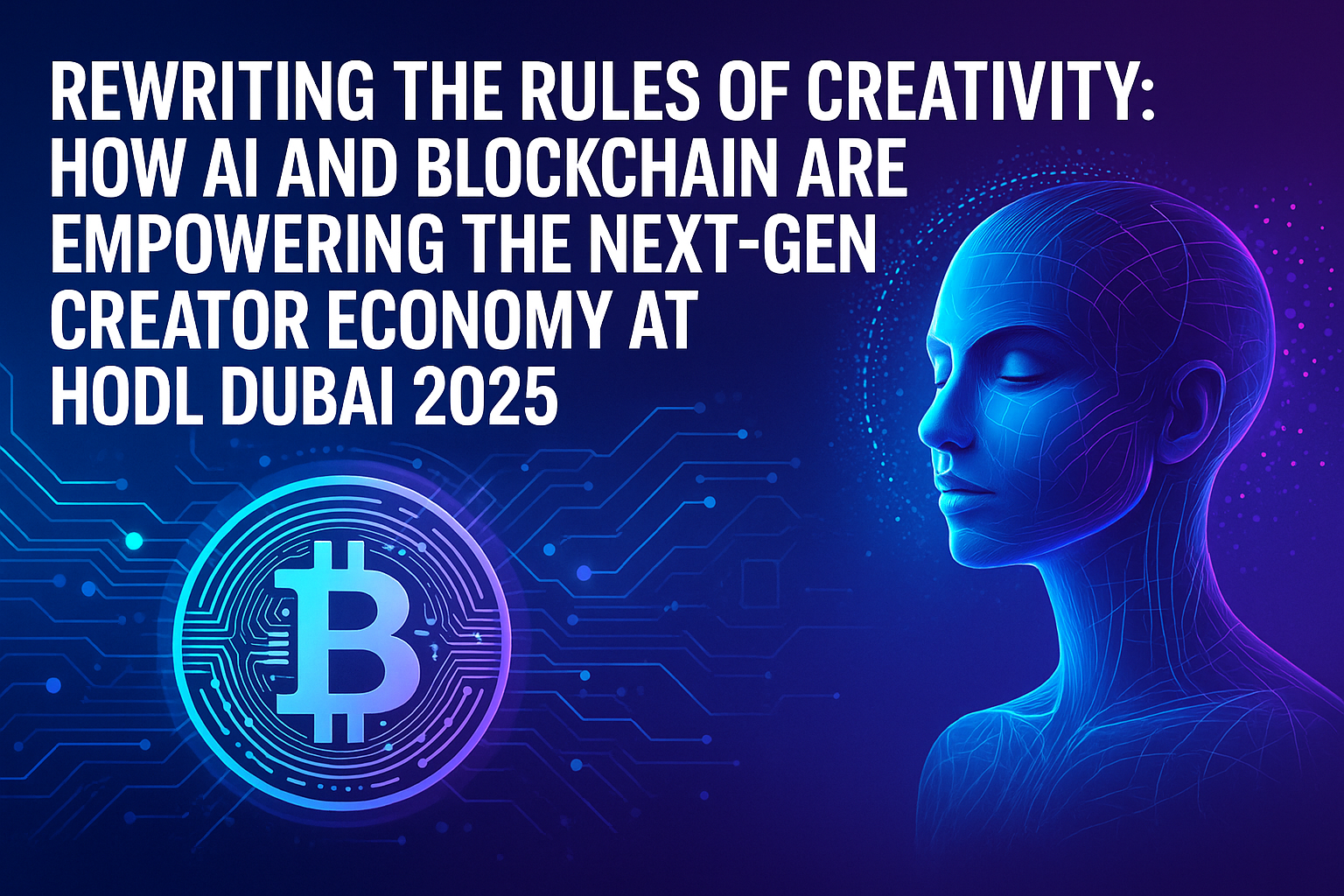 Rewriting the Rules of Creativity: How AI and Blockchain Are Empowering the Next-Gen Creator Economy at HODL Dubai 2025