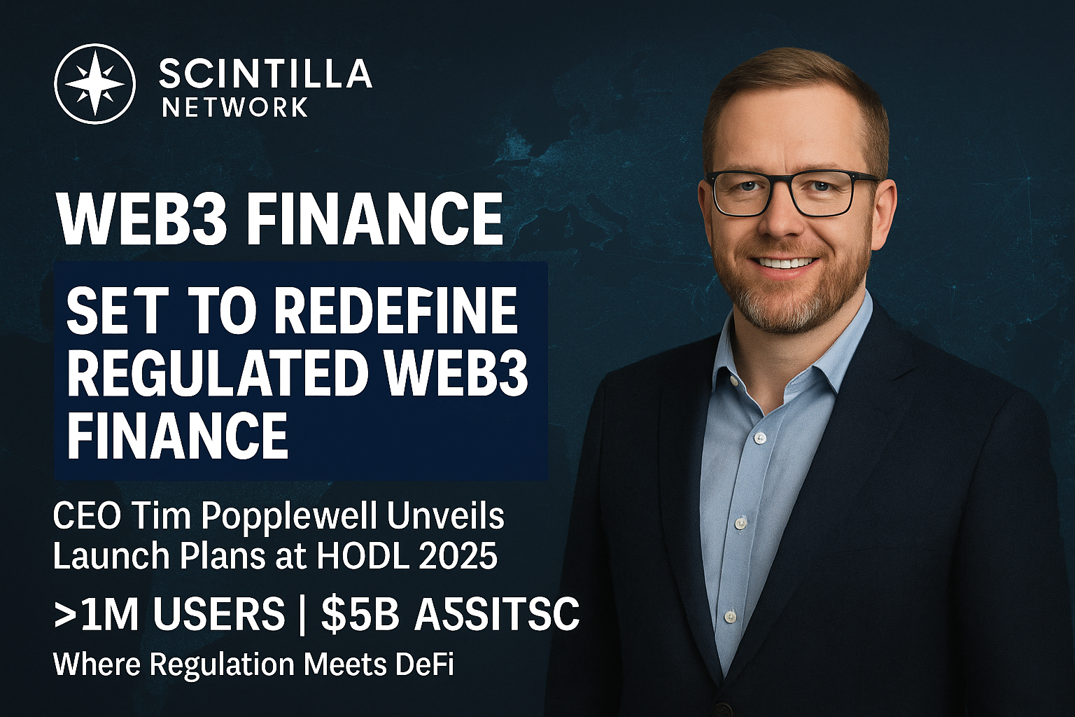 Scintilla Network Set to Redefine Regulated Web3 Finance: CEO Tim Popplewell Unveils Ambitious Launch Plans at HODL 2025