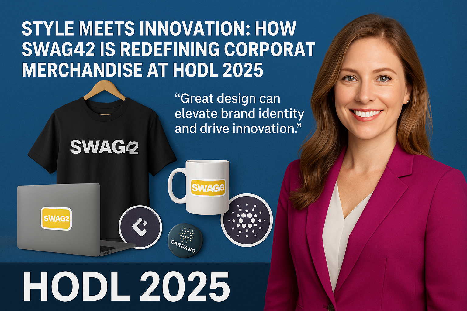 Style Meets Innovation: How SWAG42 is Redefining Corporate Merchandise at HODL 2025