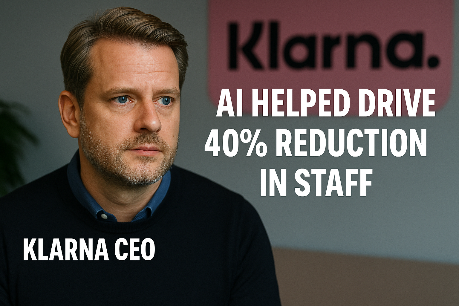 Klarna CEO: AI Helped Drive 40% Reduction in Staff