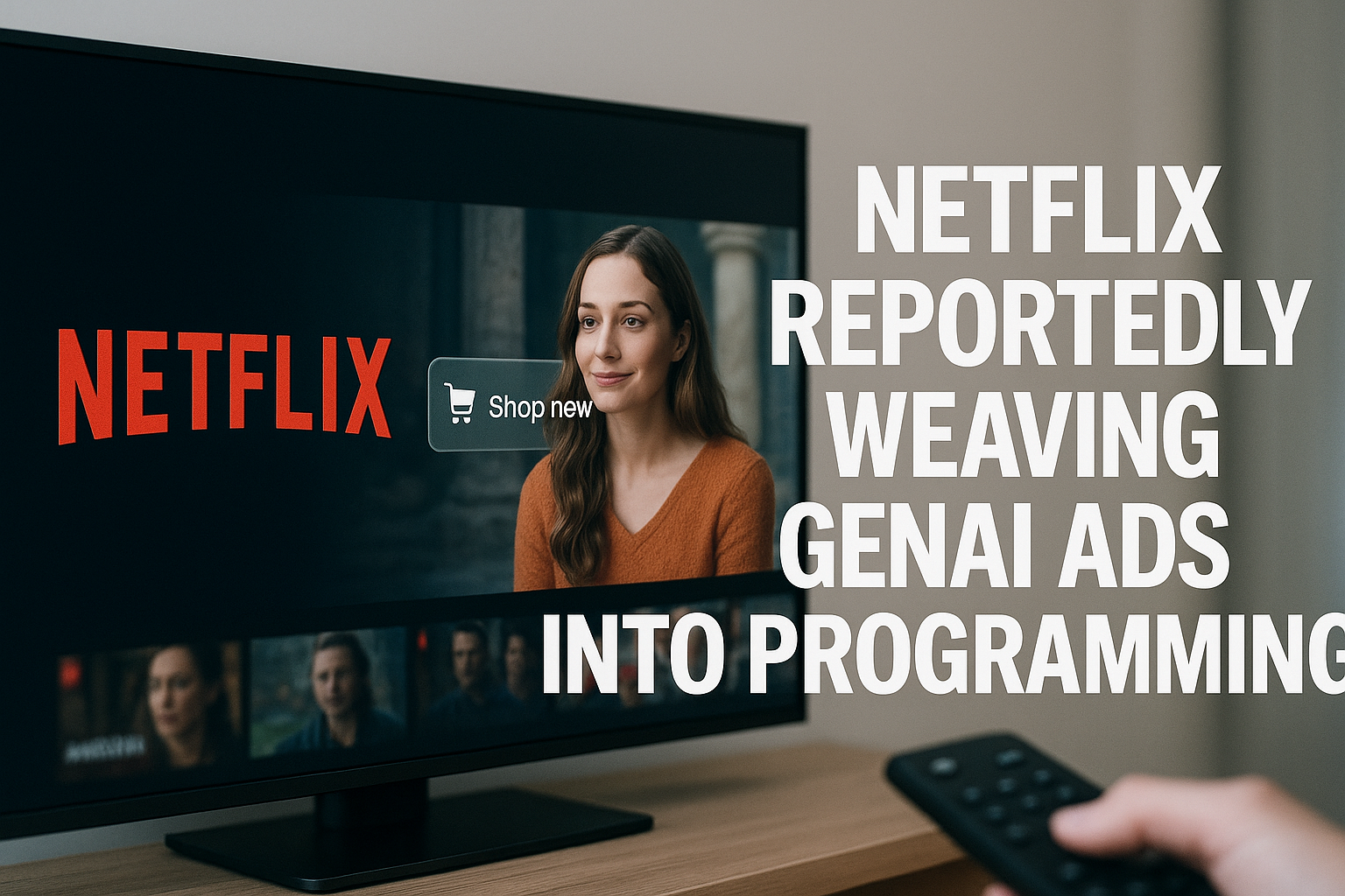 Netflix Reportedly Weaving GenAI Ads Into Programming