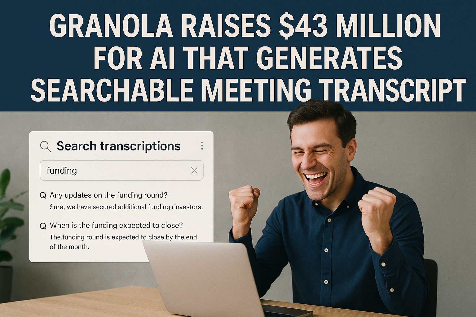 Granola Raises $43 Million for AI That Generates Searchable Meeting Transcripts