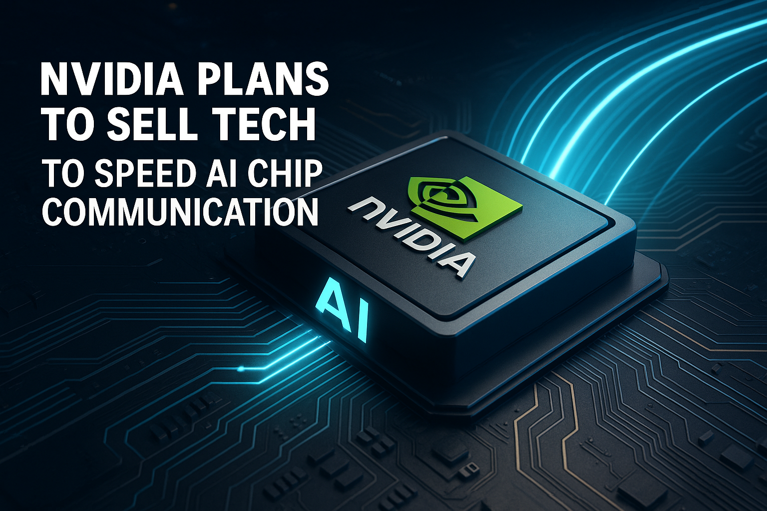 Nvidia plans to sell tech to speed AI chip communication