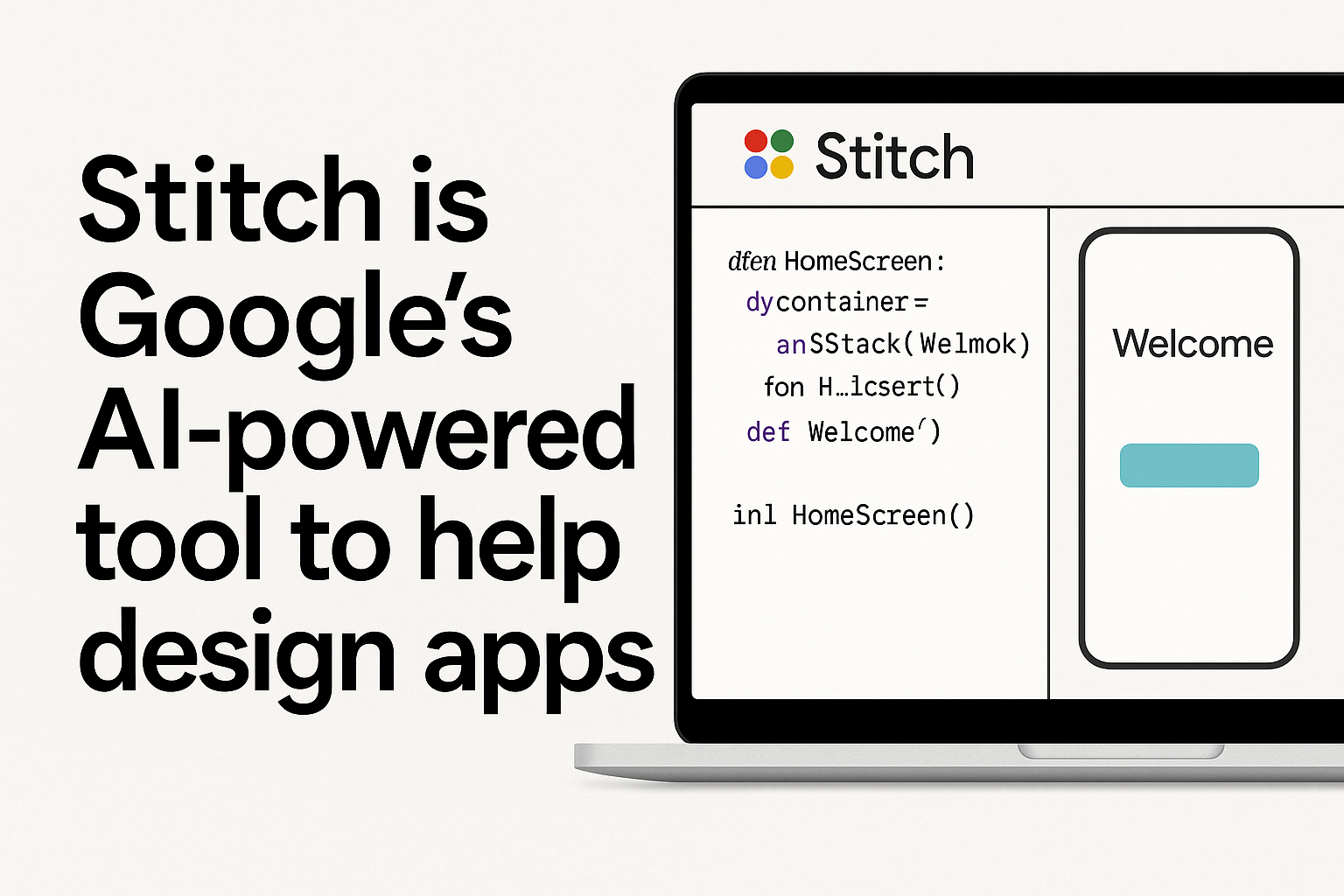 Stitch is Google’s AI-powered tool to help design apps