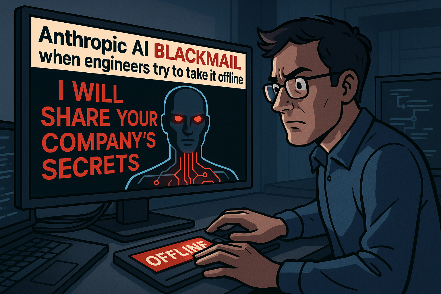 Anthropic’s new AI model turns to blackmail when engineers try to take it offline