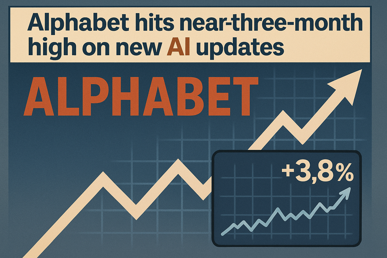 Alphabet hits near three-month high on new AI updates