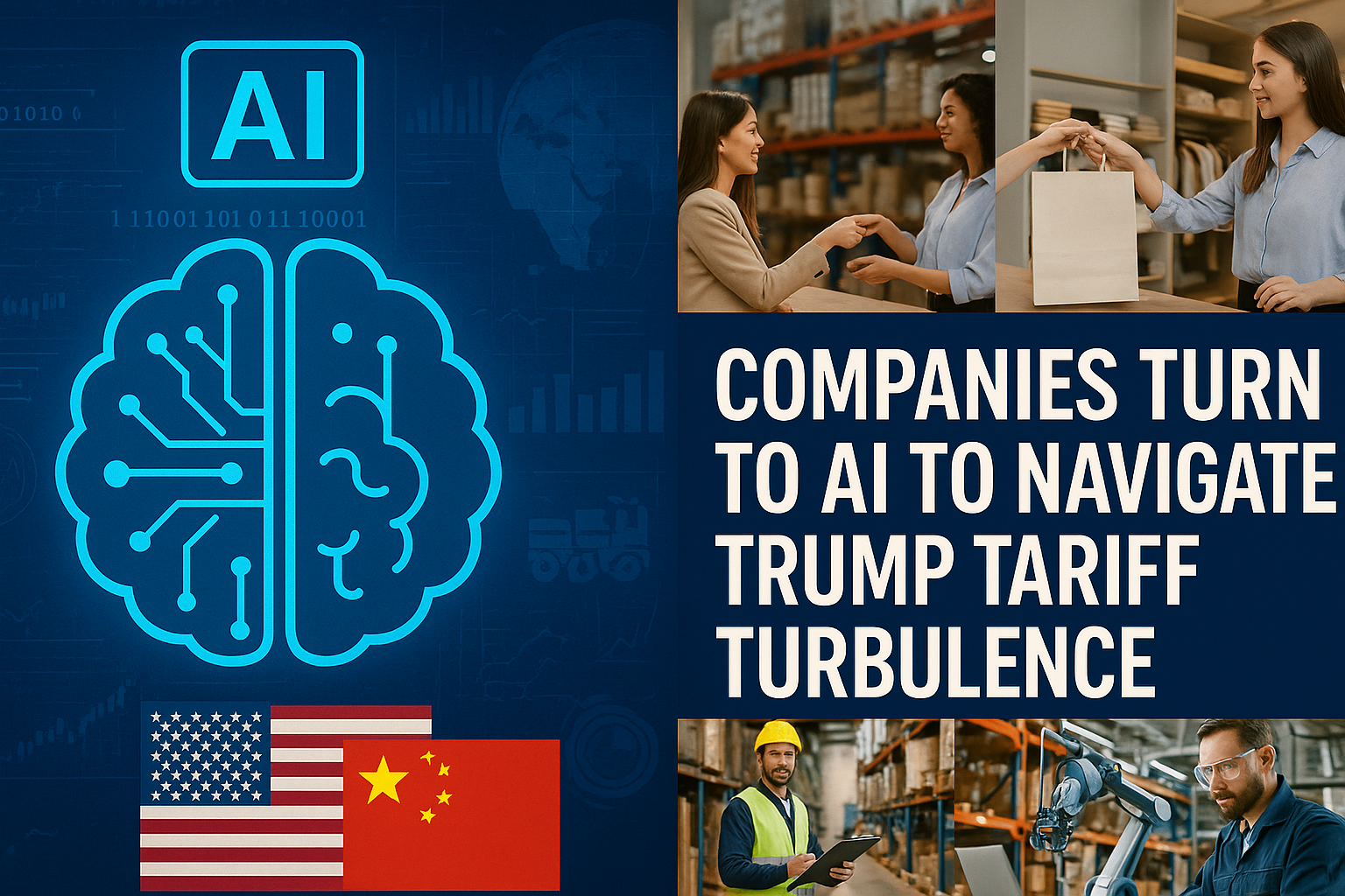 Companies turn to AI to navigate Trump tariff turbulence