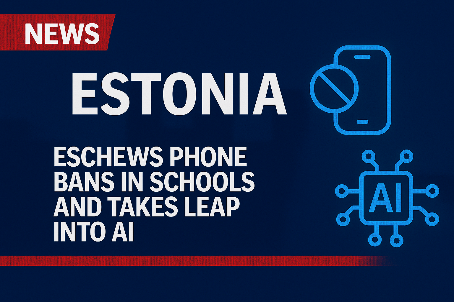 Estonia eschews phone bans in schools and takes leap into AI