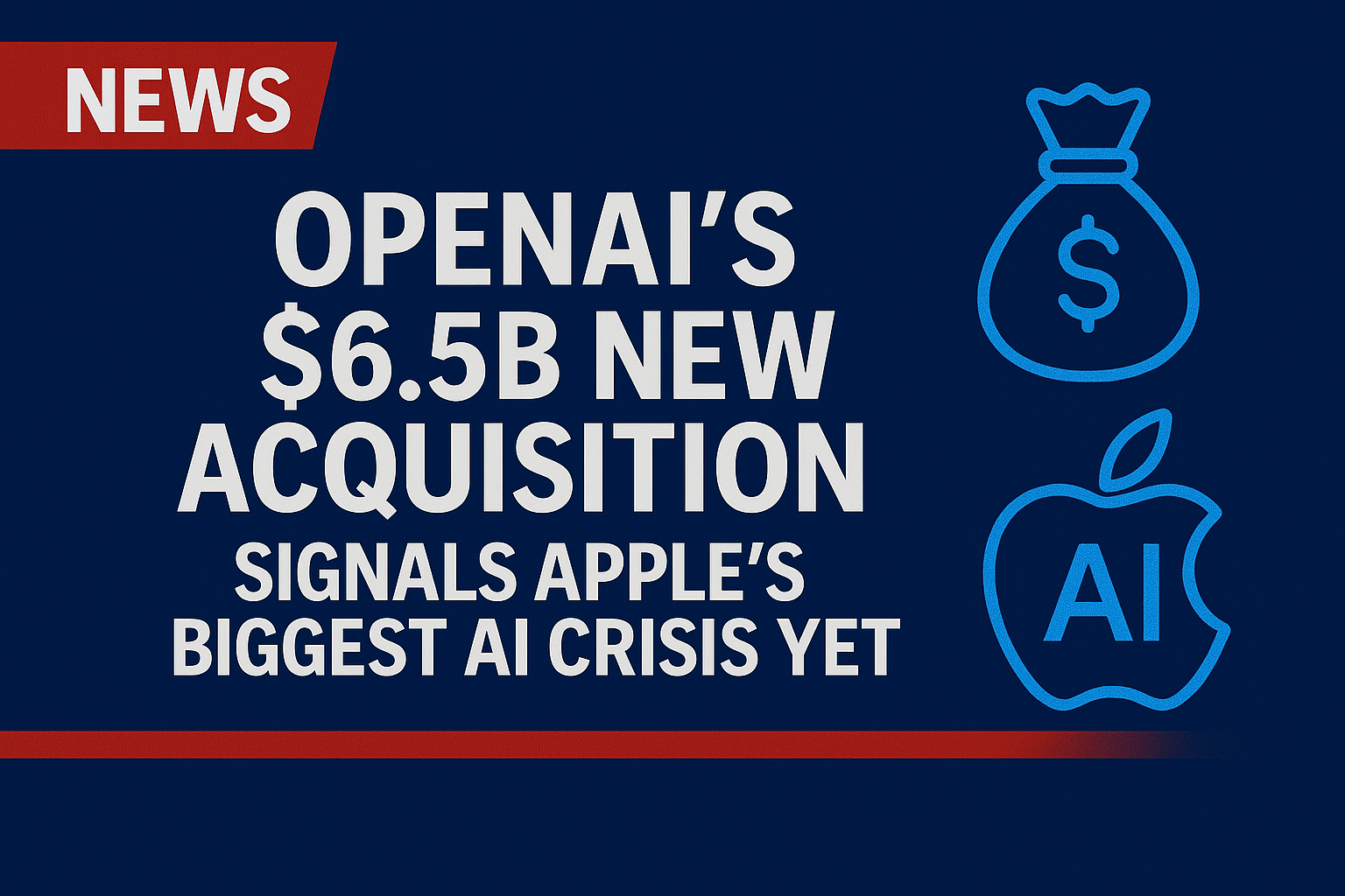 OpenAI’s $6.5B new acquisition signals Apple’s biggest AI crisis yet