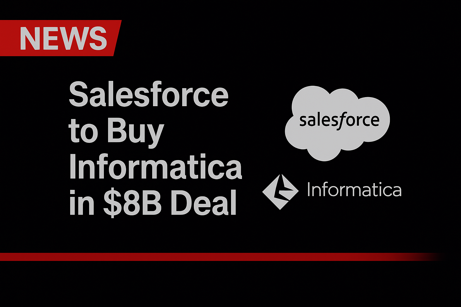 Salesforce to buy Informatica in $8B deal