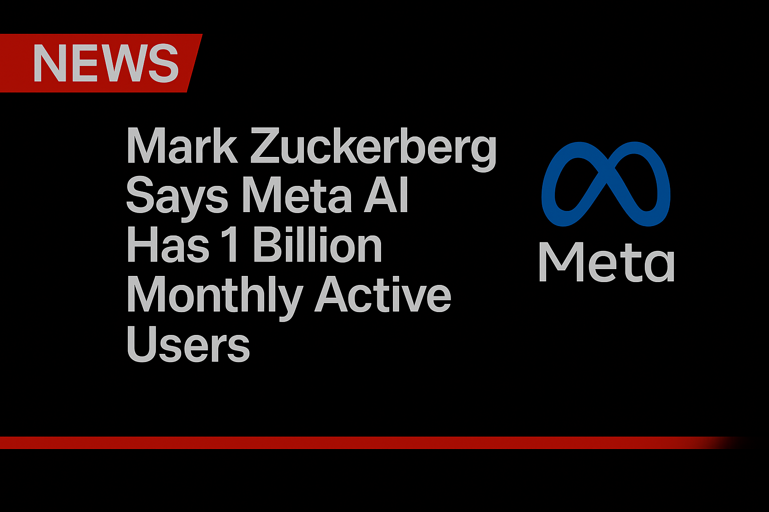 Mark Zuckerberg says Meta AI has 1 billion monthly active users