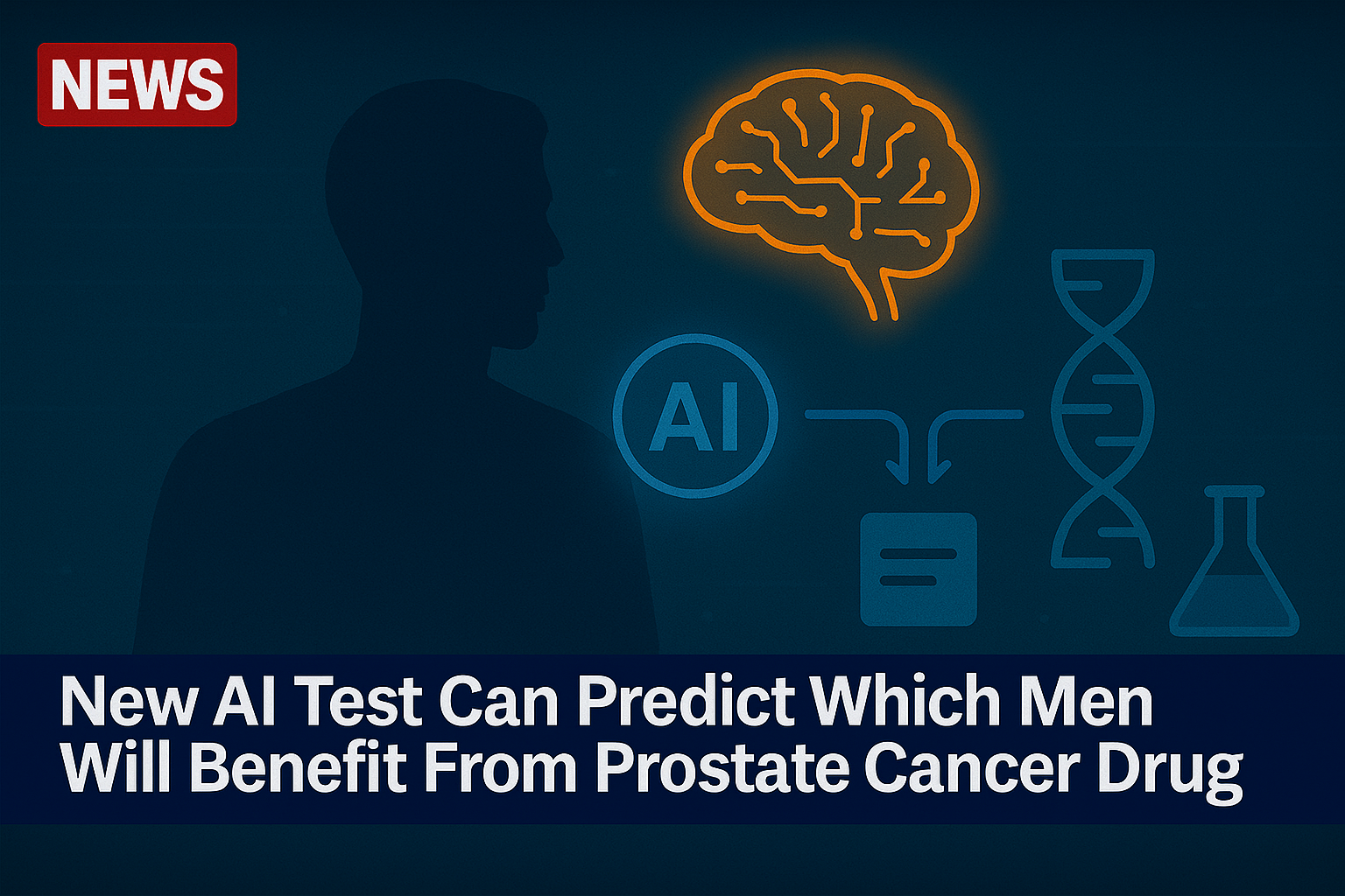 New AI test can predict which men will benefit from prostate cancer drug