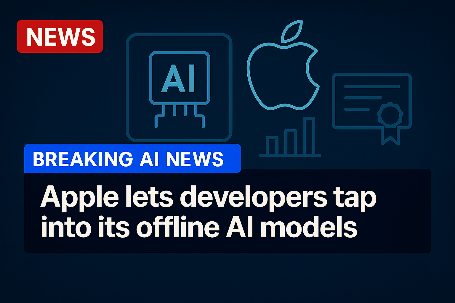 Apple lets developers tap into its offline AI models