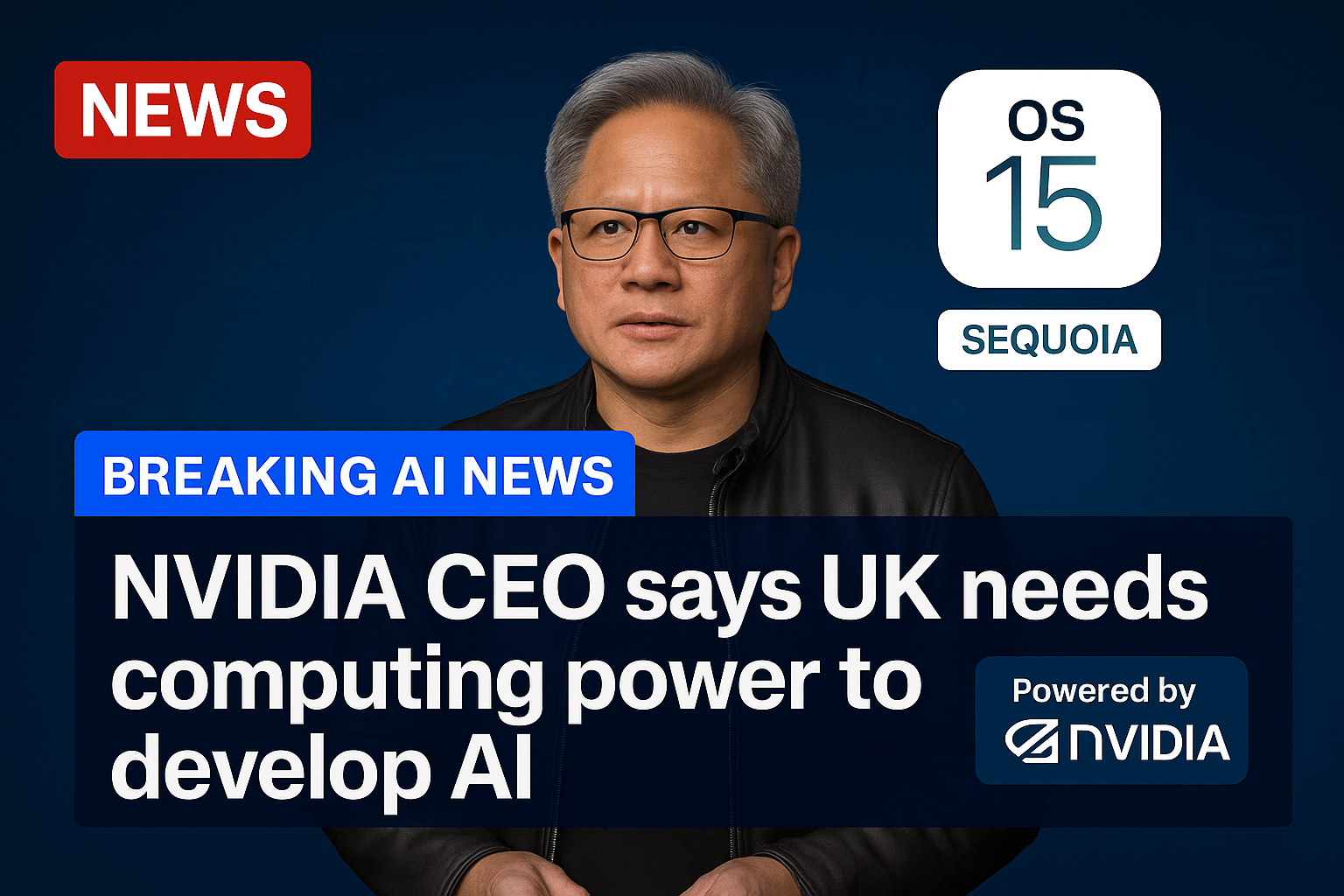 Nvidia CEO says UK needs computing power to develop AI