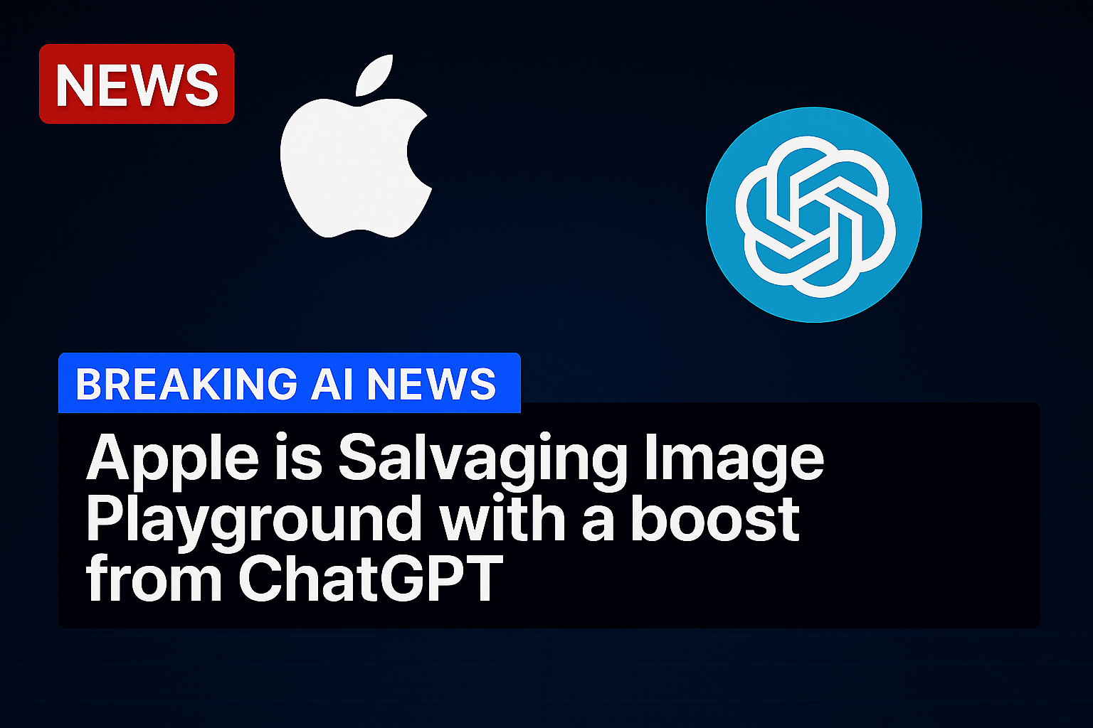 Apple is salvaging Image Playground with a boost from ChatGPT