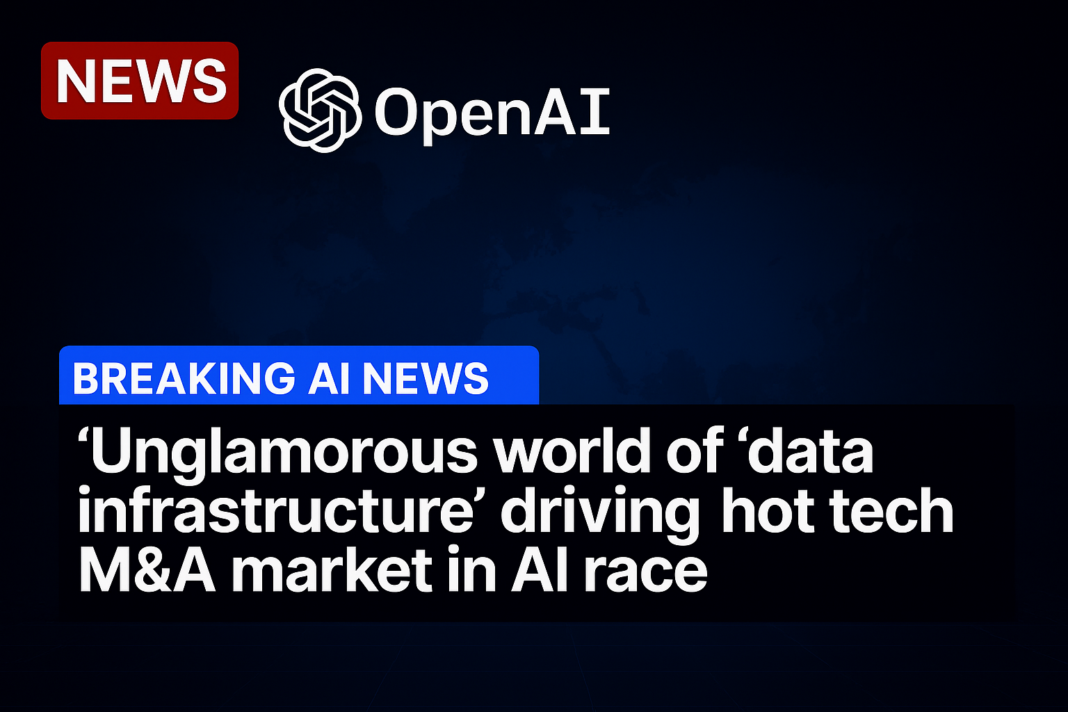 Unglamorous world of ‘data infrastructure’ driving hot tech M&A market in AI race