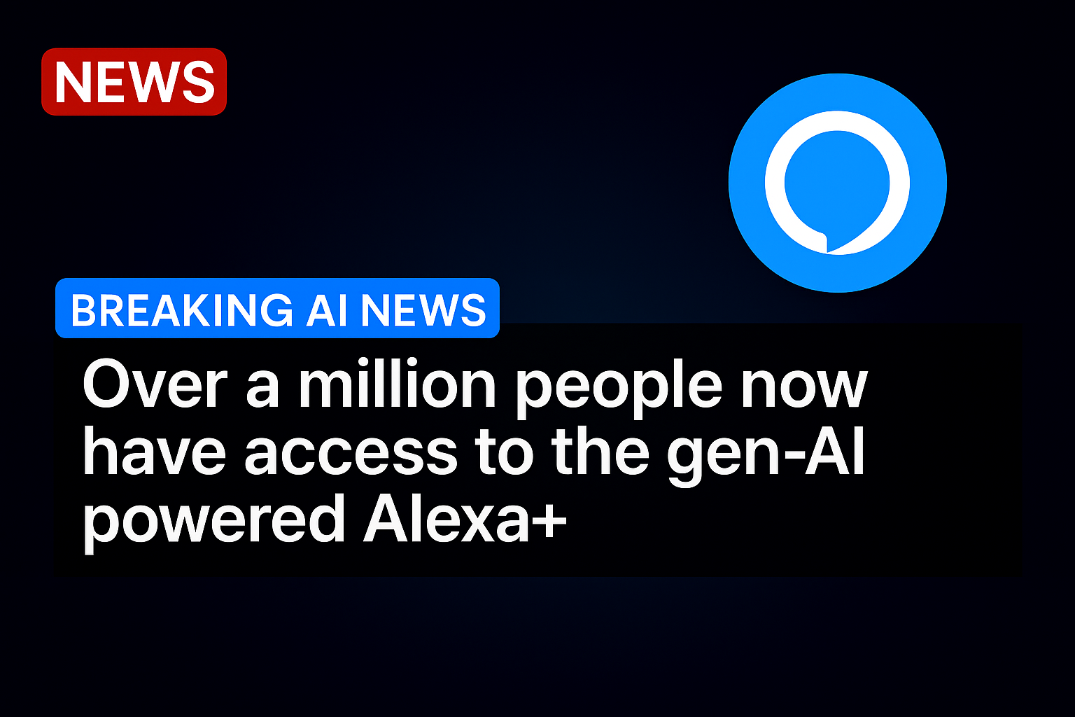 Over a million people now have access to the gen-AI powered Alexa+