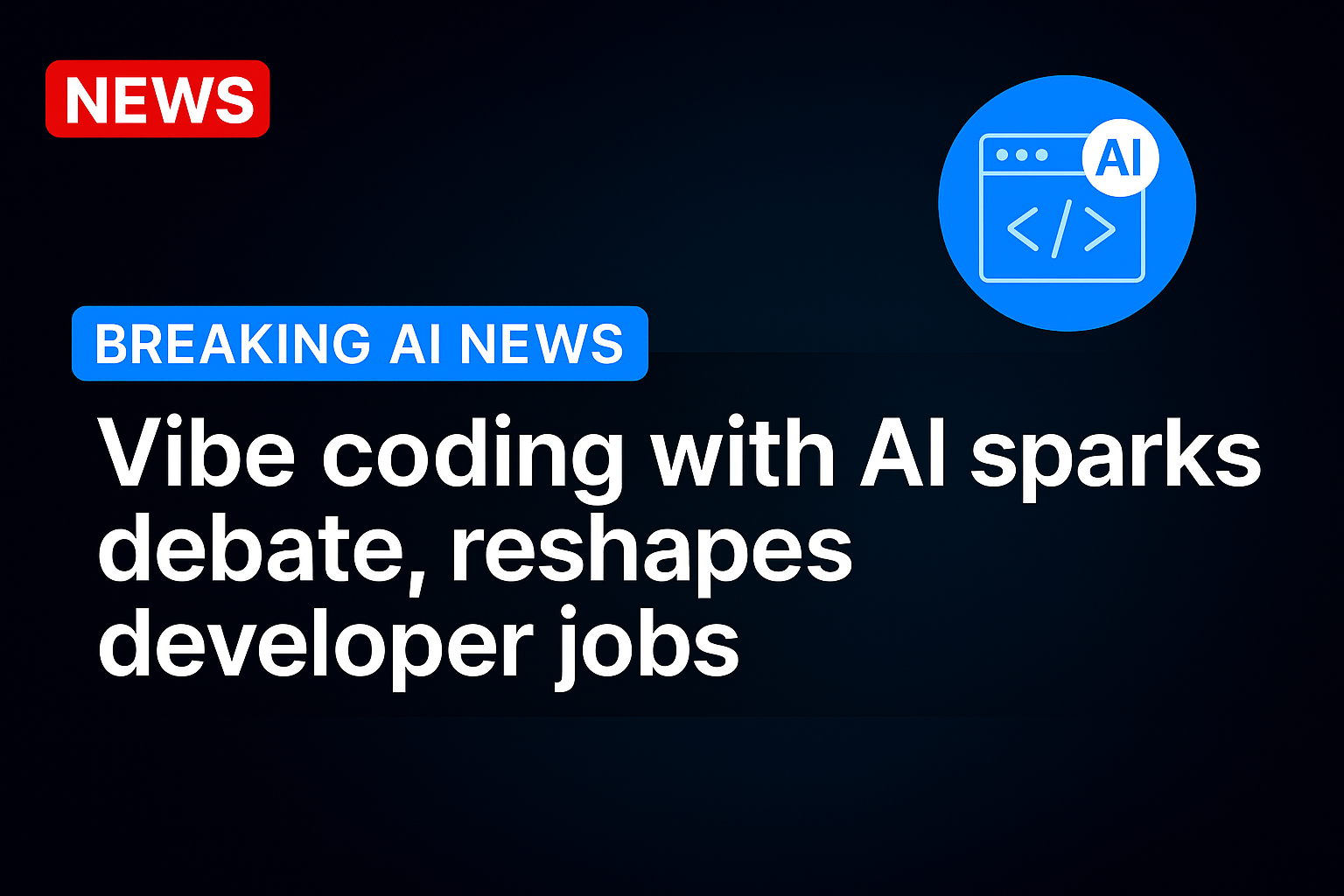 Vibe coding with AI sparks debate, reshapes developer jobs