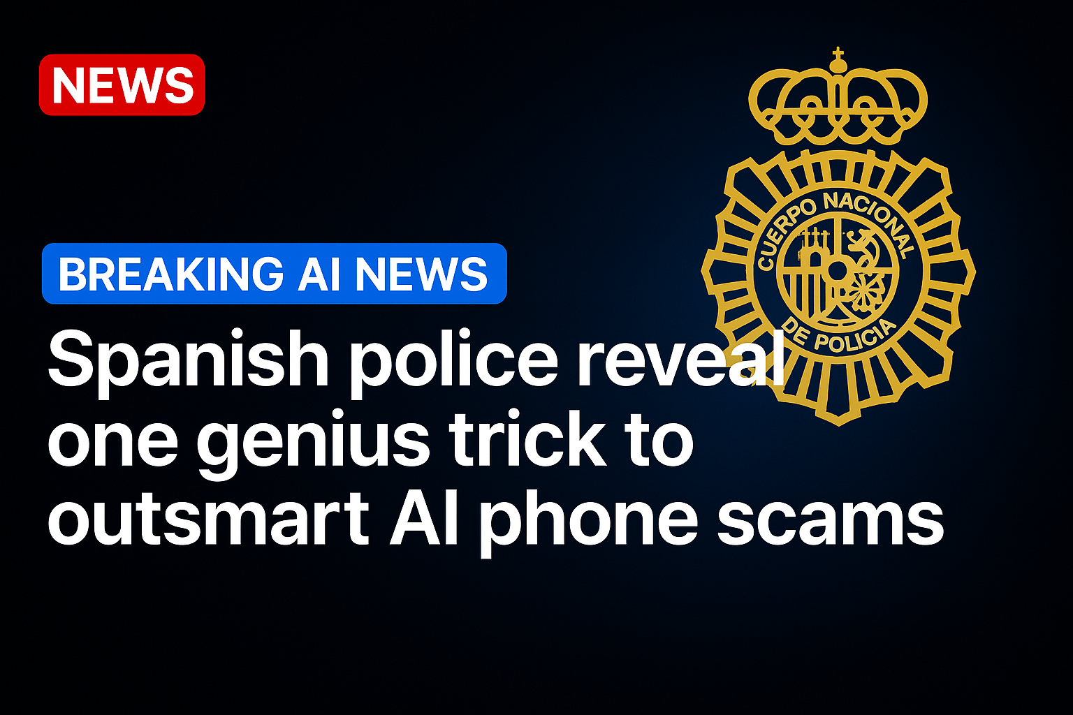 Spanish police reveal one genius trick to outsmart AI phone scams