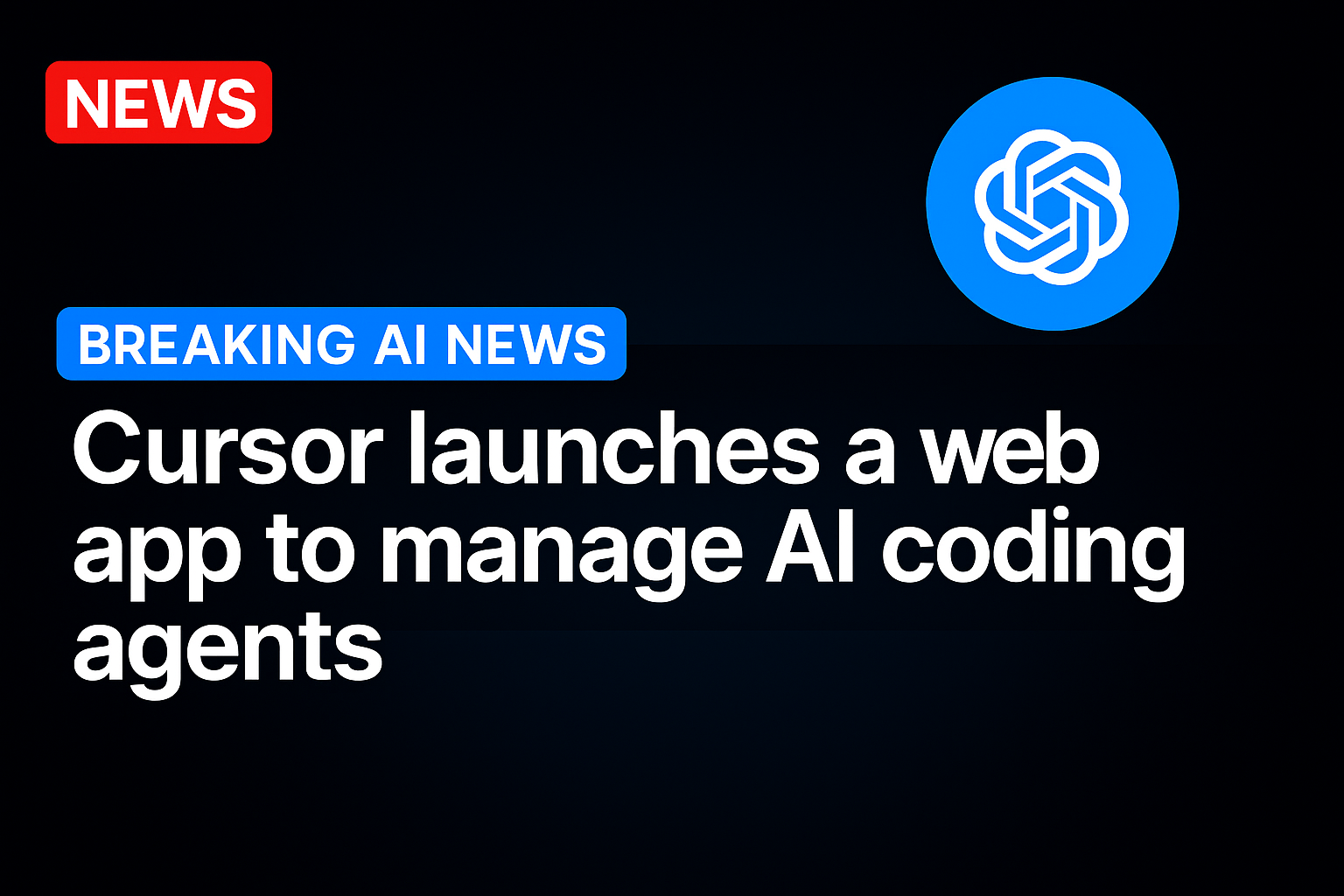 Cursor launches a web app to manage AI coding agents