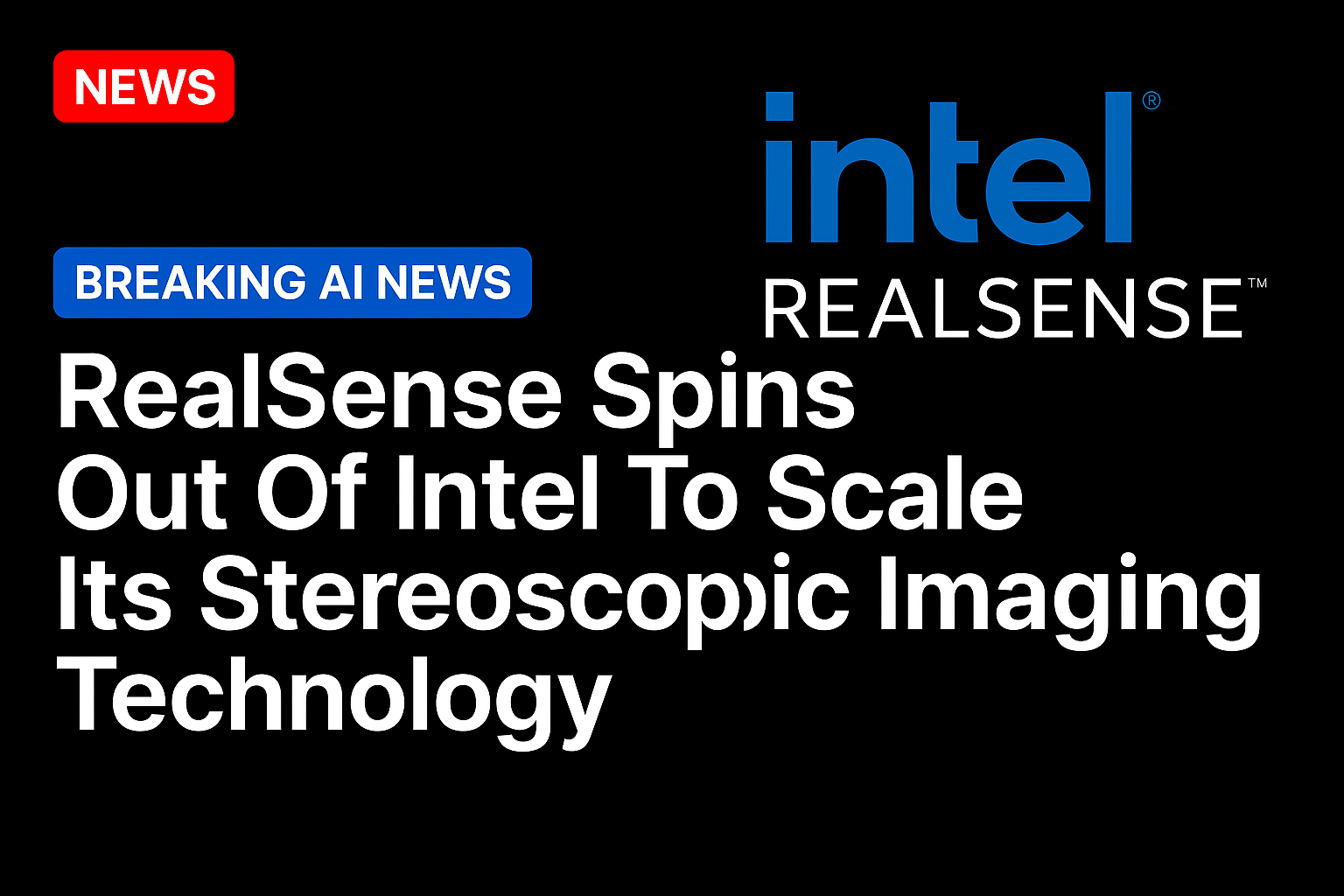 RealSense spins out of Intel to scale its stereoscopic imaging technology