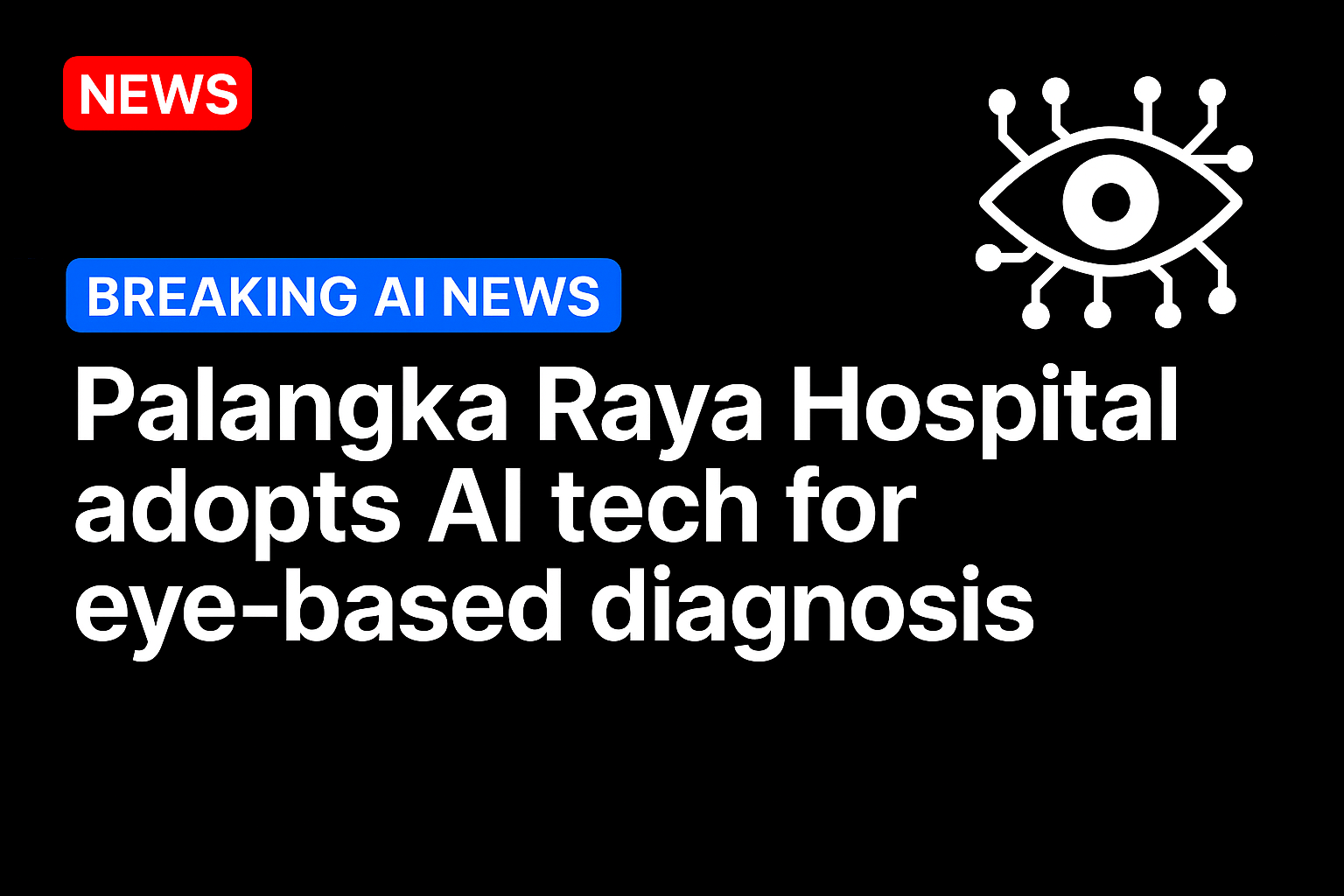 Palangka Raya Hospital adopts AI tech for eye-based diagnosis