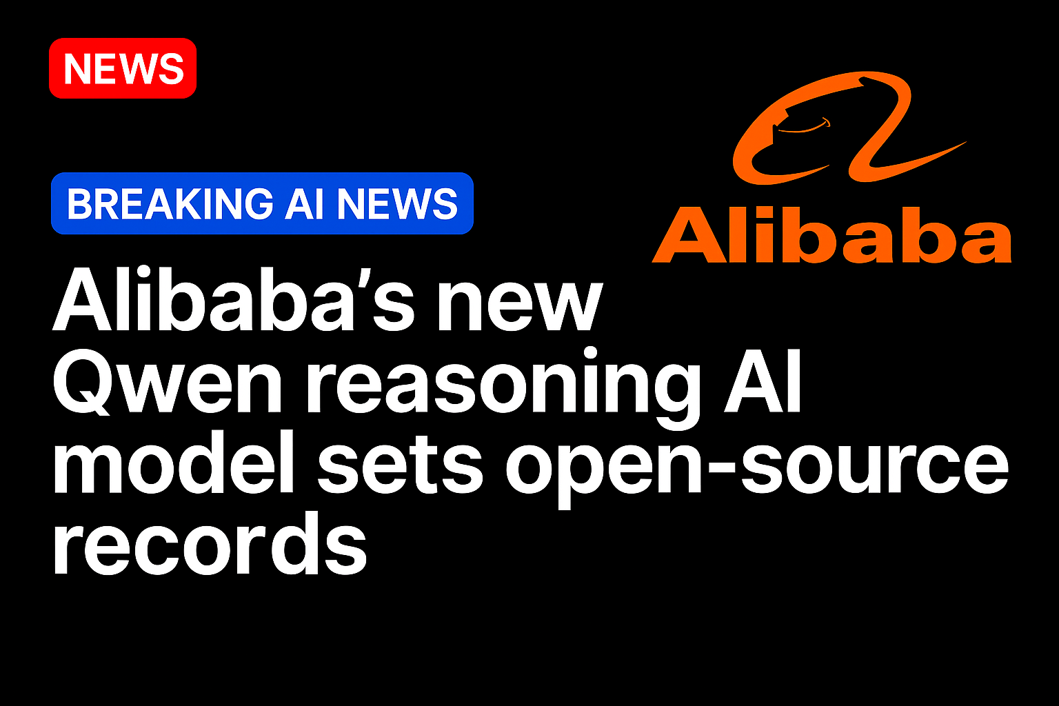 Alibaba’s new Qwen reasoning AI model sets open-source records