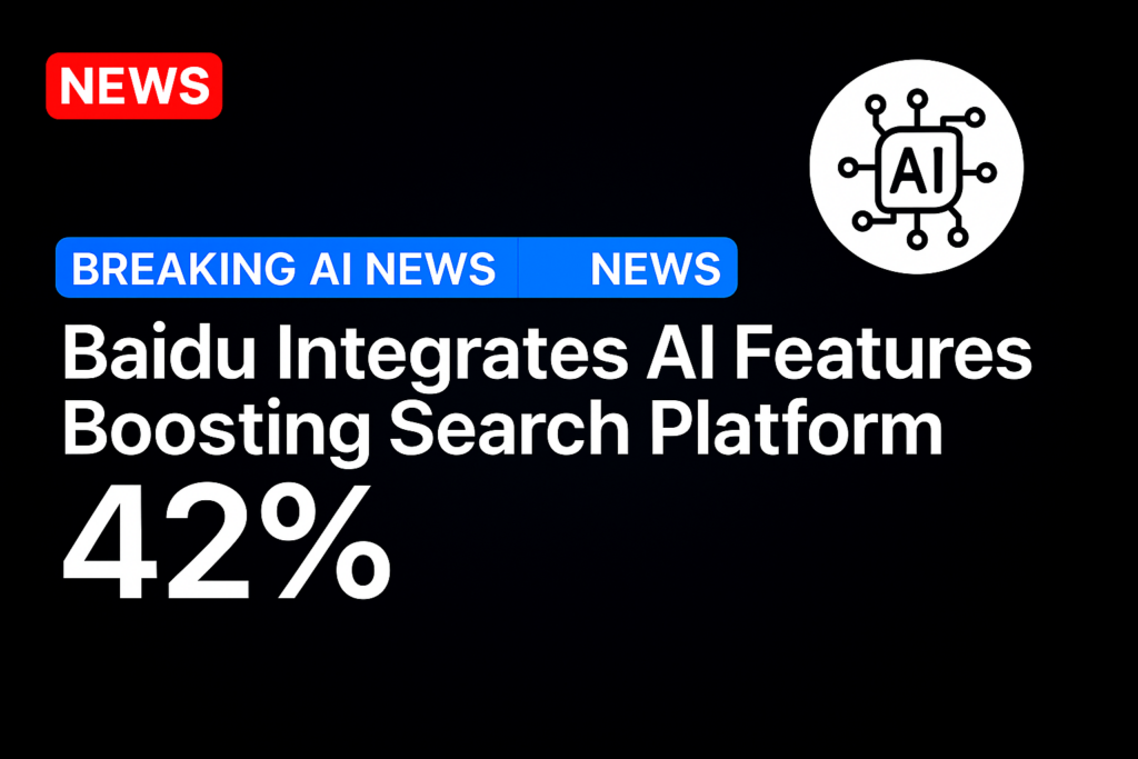 Baidu Integrates AI Features Boosting Search Platform 42%