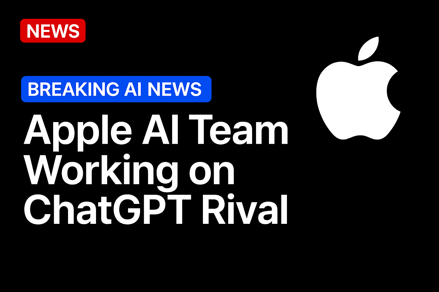Apple AI Team Working on ChatGPT Rival