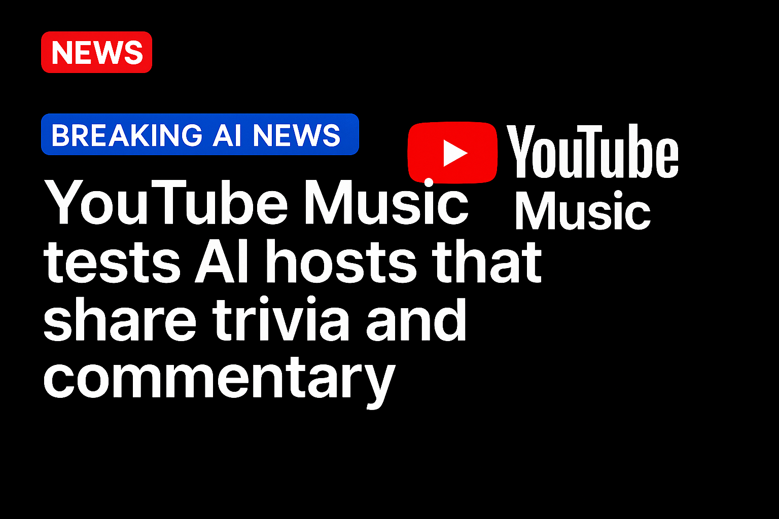 YouTube Music tests AI hosts that share trivia and commentary
