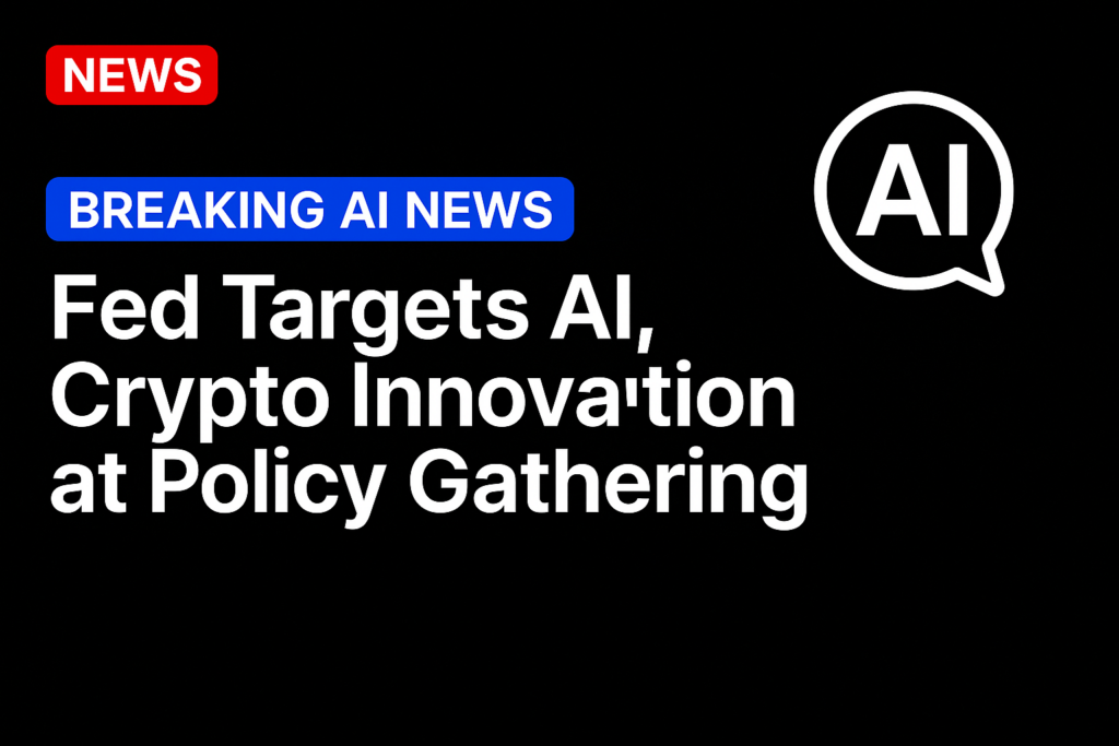 Fed Targets AI, Crypto Innovation at Policy Gathering