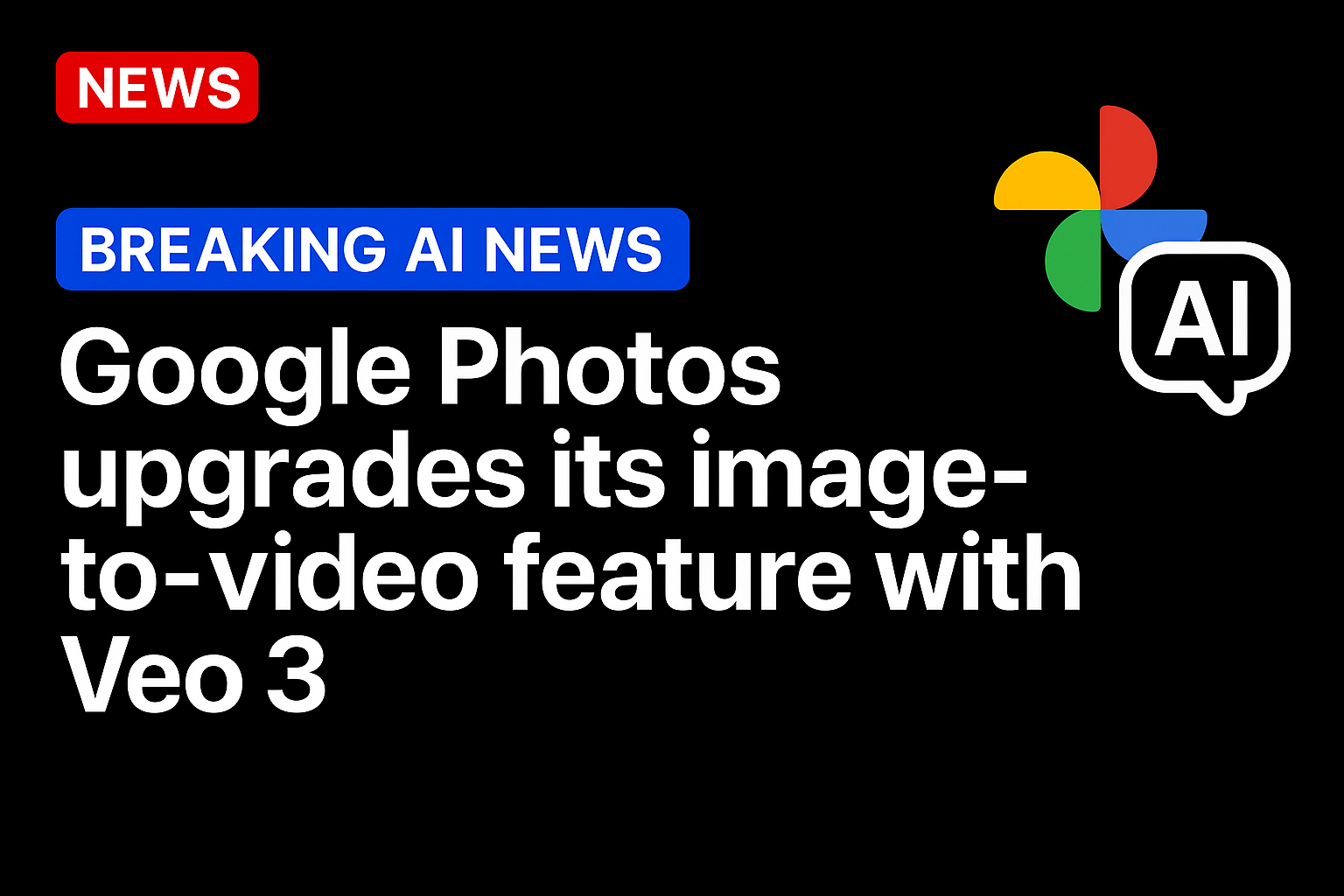 Google Photos upgrades its image-to-video feature with Veo 3