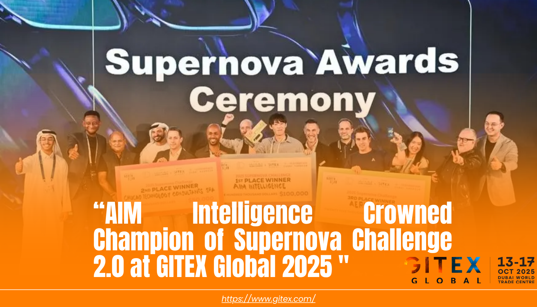 AIM Intelligence Crowned Champion of Supernova Challenge 2.0 at GITEX Global 2025