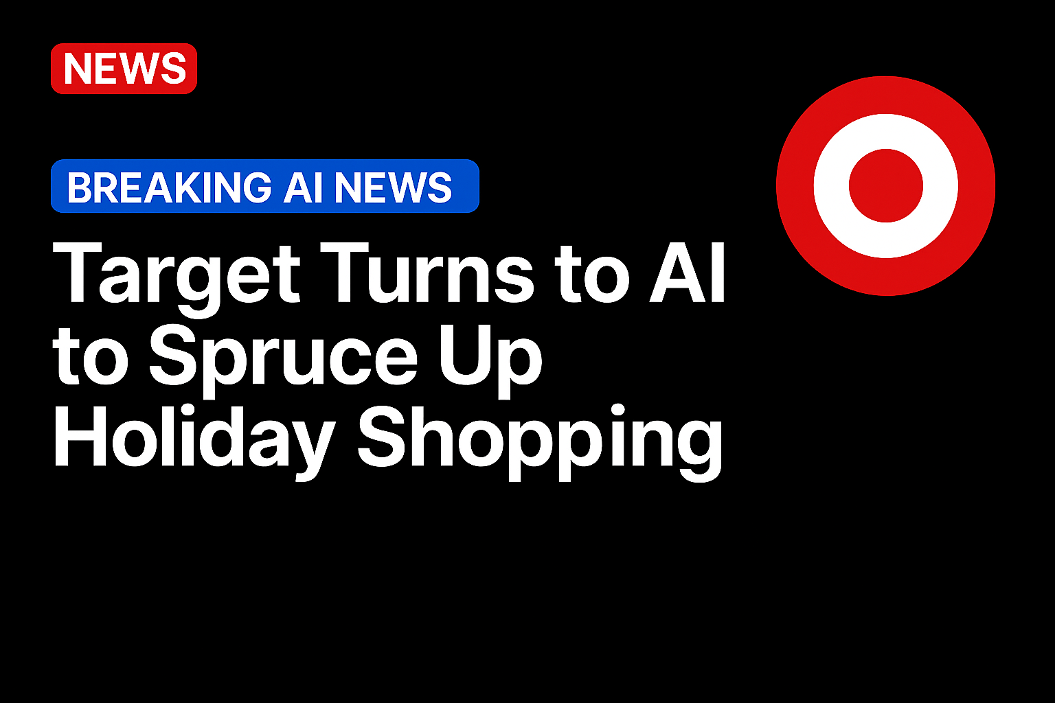 Target Turns to AI to Spruce Up Holiday Shopping
