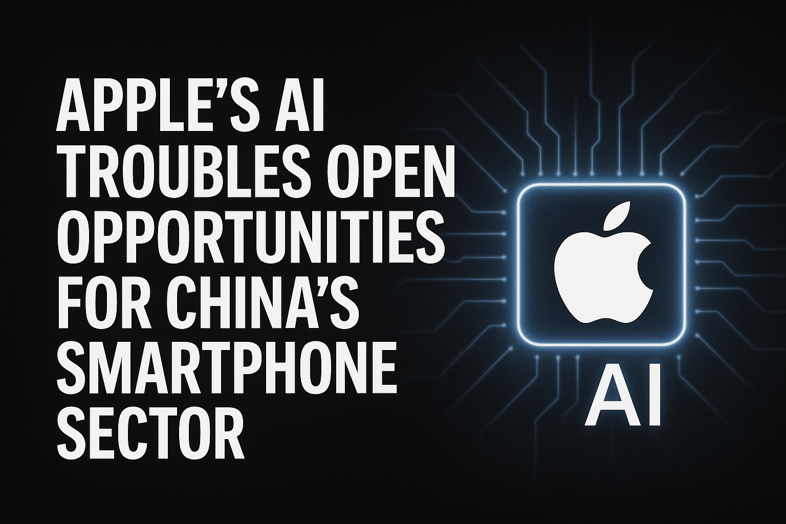 Apple’s AI Troubles Open Opportunities for China’s Smartphone Sector