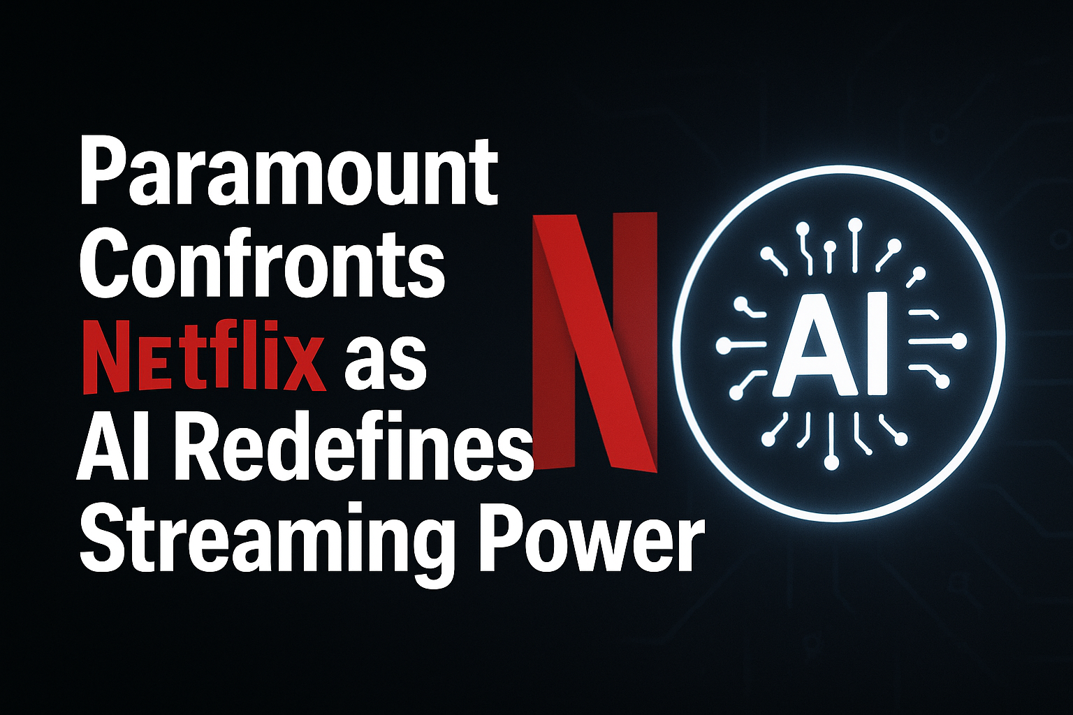Paramount Confronts Netflix as AI Redefines Streaming Power