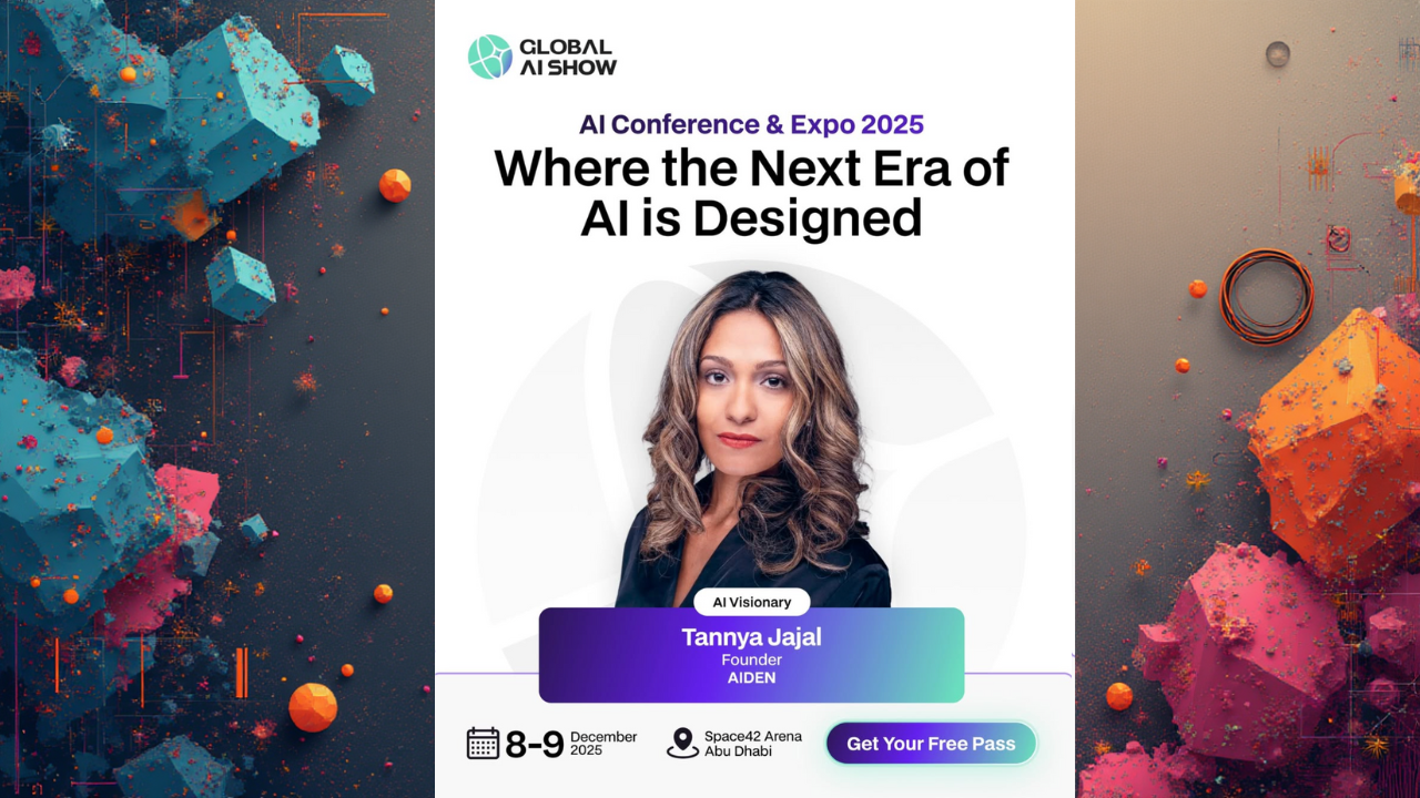 Global AI Show 2025 Welcomes Tannya Jajal, Founder of AIDEN Global, as a Featured Speaker