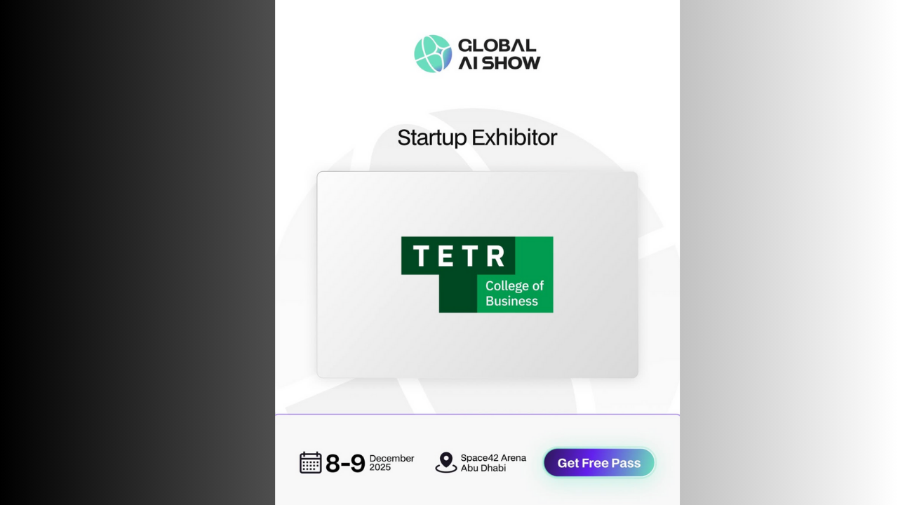 Global AI Show 2025 Welcomes Tetr College as a Startup Exhibitor