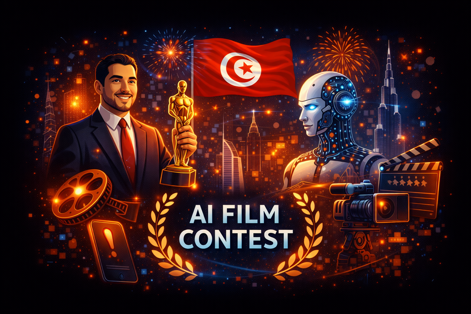 Tunisian Filmmaker Wins Global AI Film Contest in Dubai
