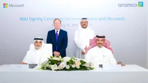 Aramco and Microsoft Industrial AI Partnership Announced