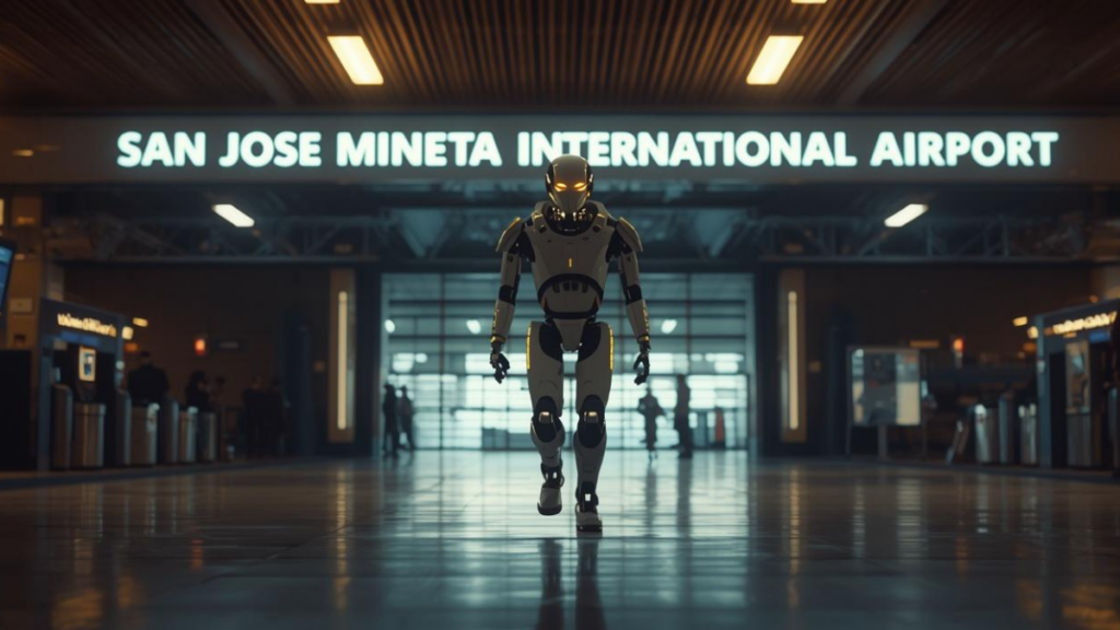 San José Mineta International Airport Launches AI-Powered IntBot Humanoid Robot
