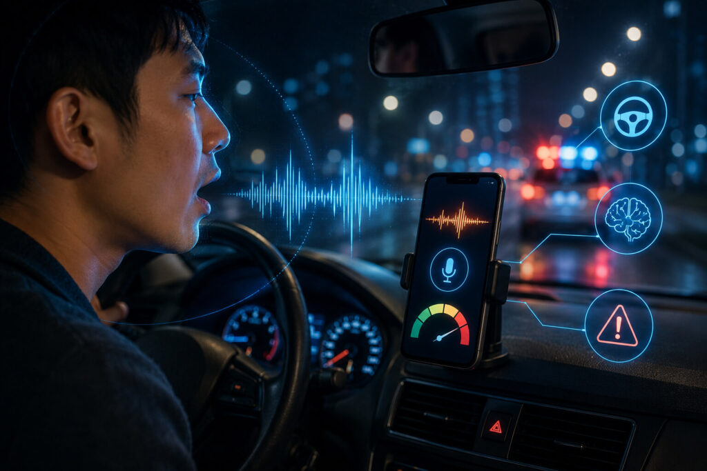 AI app detect drunk drivers