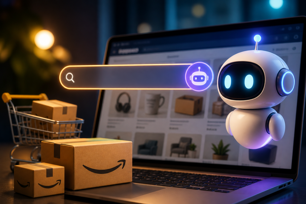 Amazon AI search bar chatbot